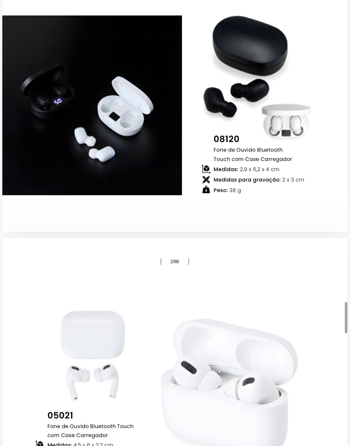 Fone de Ouvido Bluetooth Touch